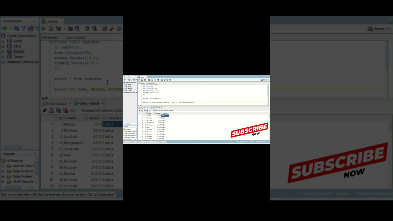 Day 12 - Union Transformation in IICS #training #informatica #iics #sqldeveloper #education