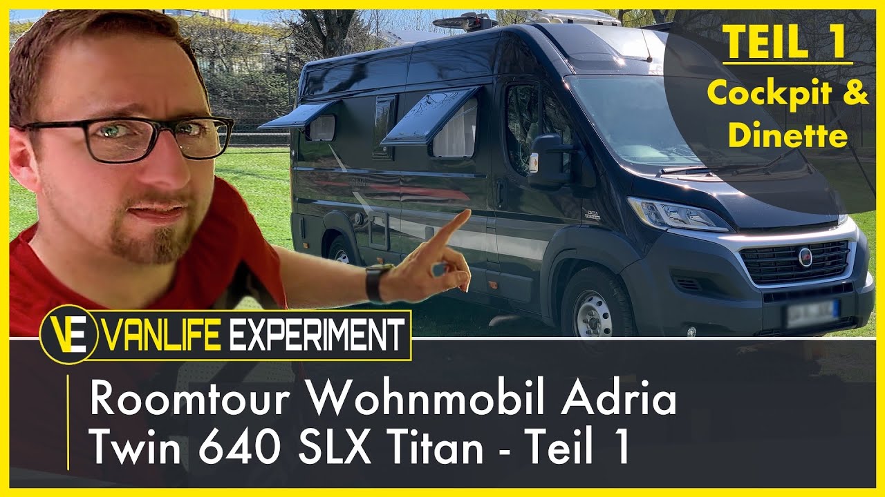 Wohnmobil Roomtour Adria Twin 640 SLX Titan - Teil 1