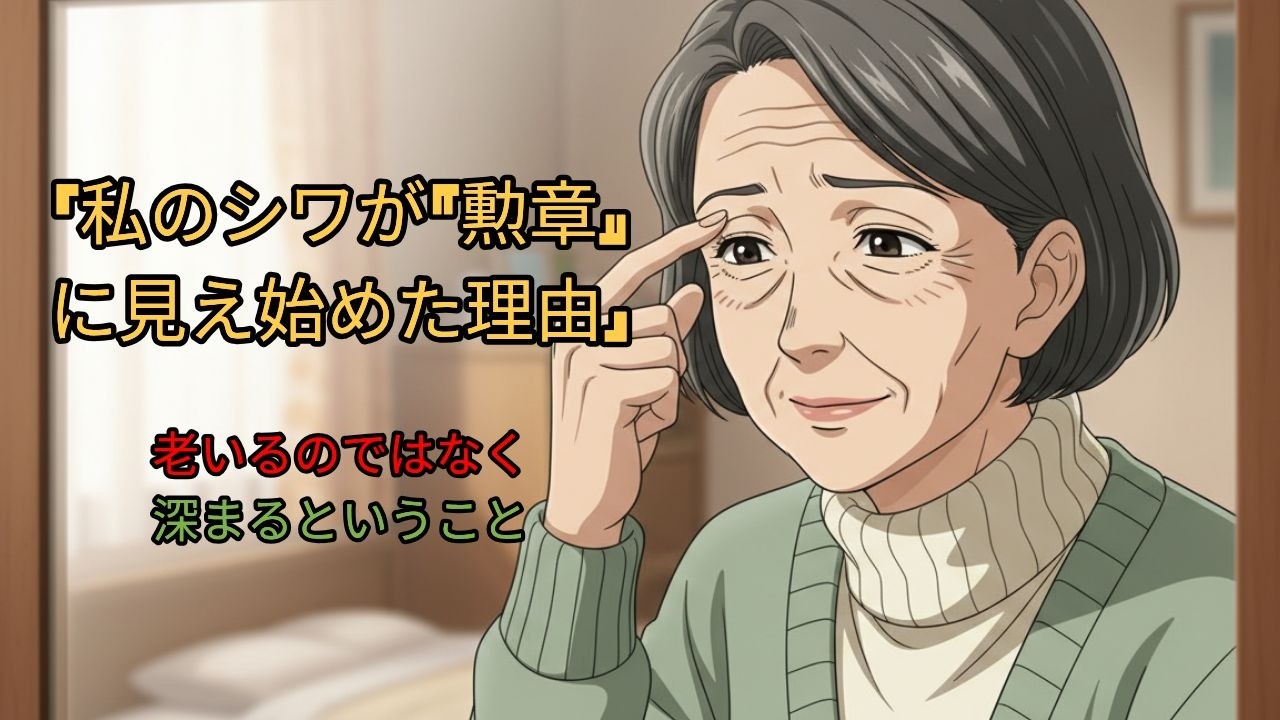 「鏡の中の自分が嫌いになった時に…」歳を重ねることが切ないあなたへの