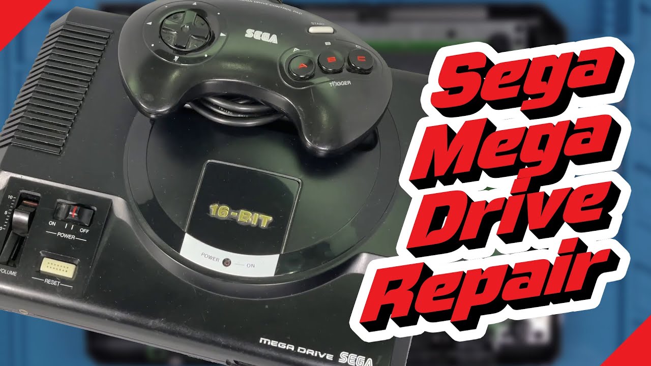 Restoring A Mighty Mega Drive Model 1 and Controller Repair