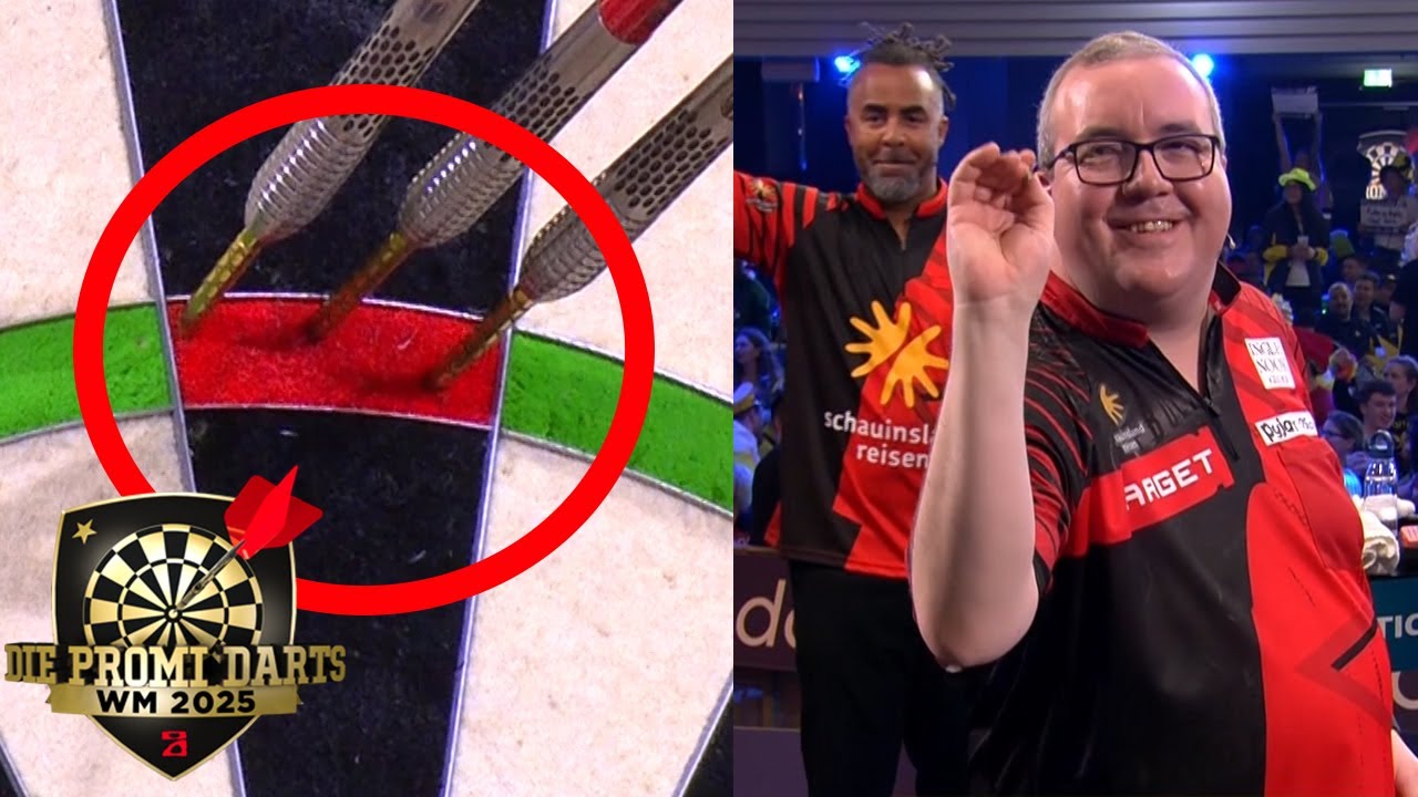 6 perfekte Darts 🎯 Vanessa Mai & Luke Humphries vs. Patrick O. & Stephen Bunting