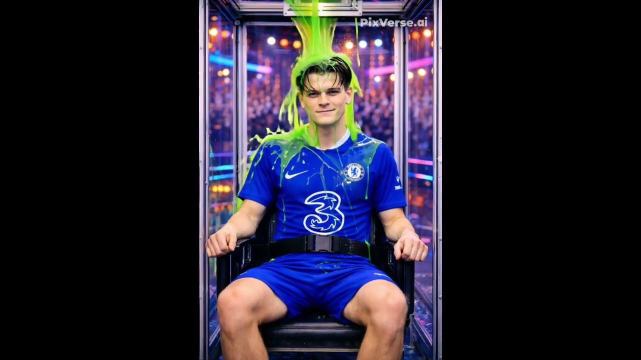 Chelsea vs Arsenal - Chelsea fan gunged - Football TV Game Show (AI)
