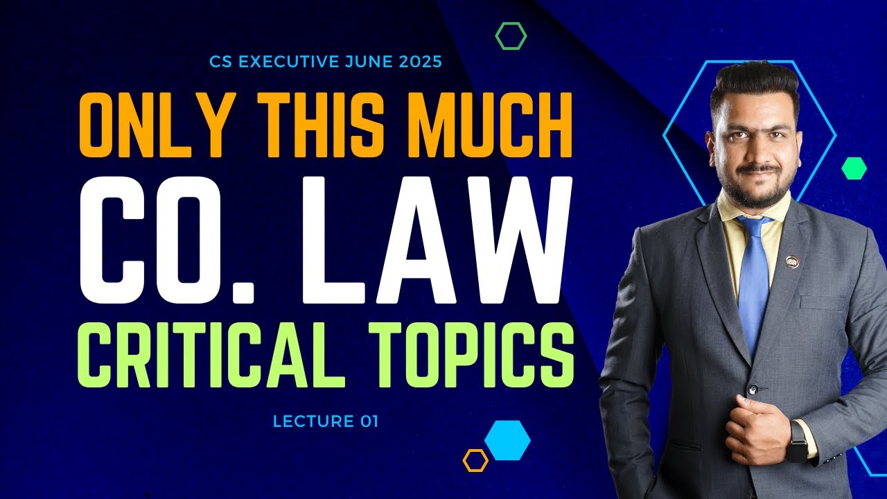 CO. LAW Critical Topics Series | ONLY THIS MUCH  | Part 1 | June 25