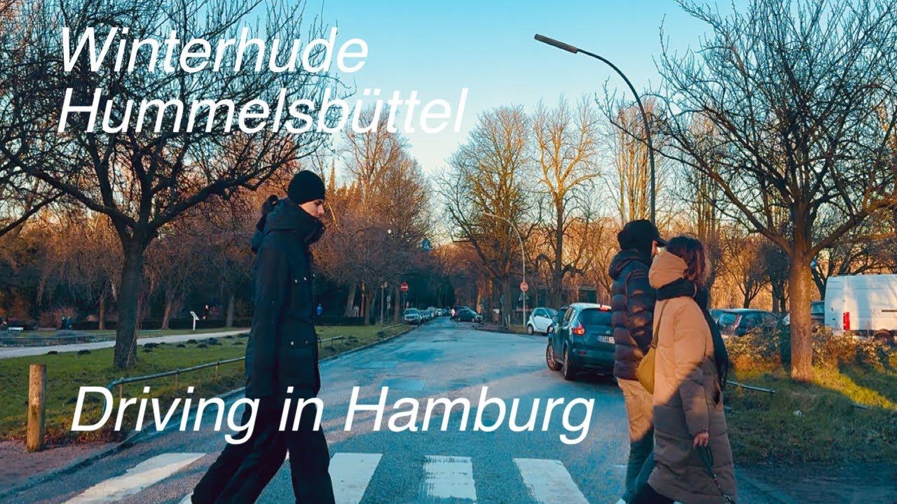 DRIVING IN HAMBURG *[Winterhude ➡️ Hummelsbüttel]**[4K]*