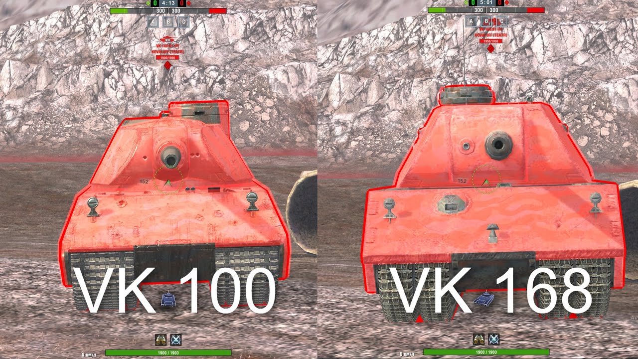 ЧТО ЛУЧШЕ VK 100.01 или VK 168.01 Wot BLITZ