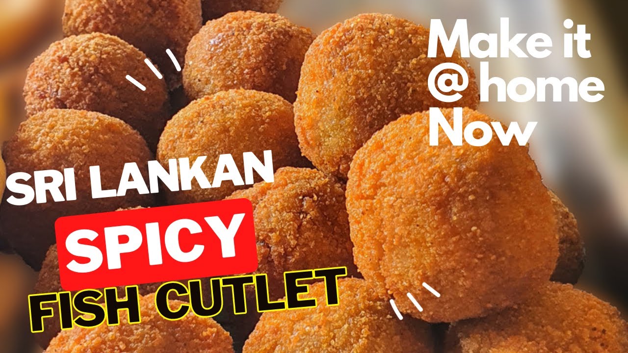 How to make Fish Cutlets Sri Lankan Style.(Simple) Foodie Bite | මාළු කට්ලට්