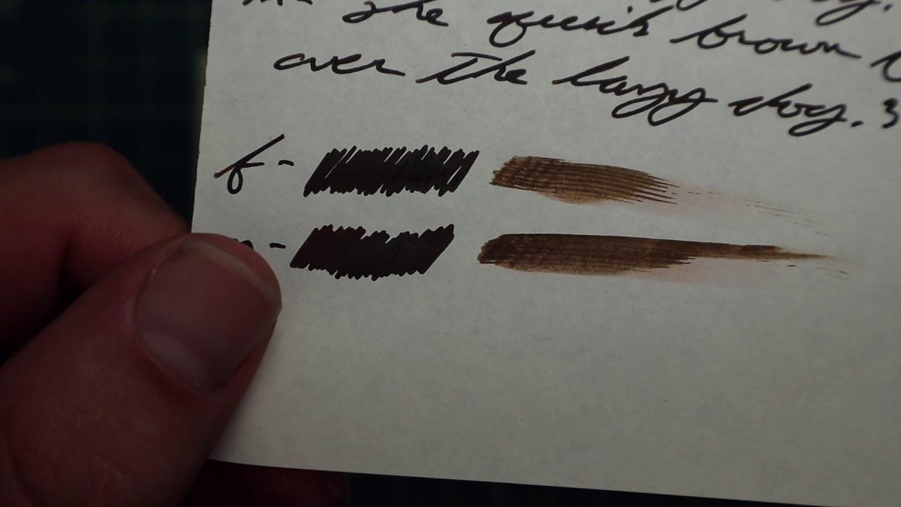 Private Reserve Ebony Brown Fountain Pen Ink 