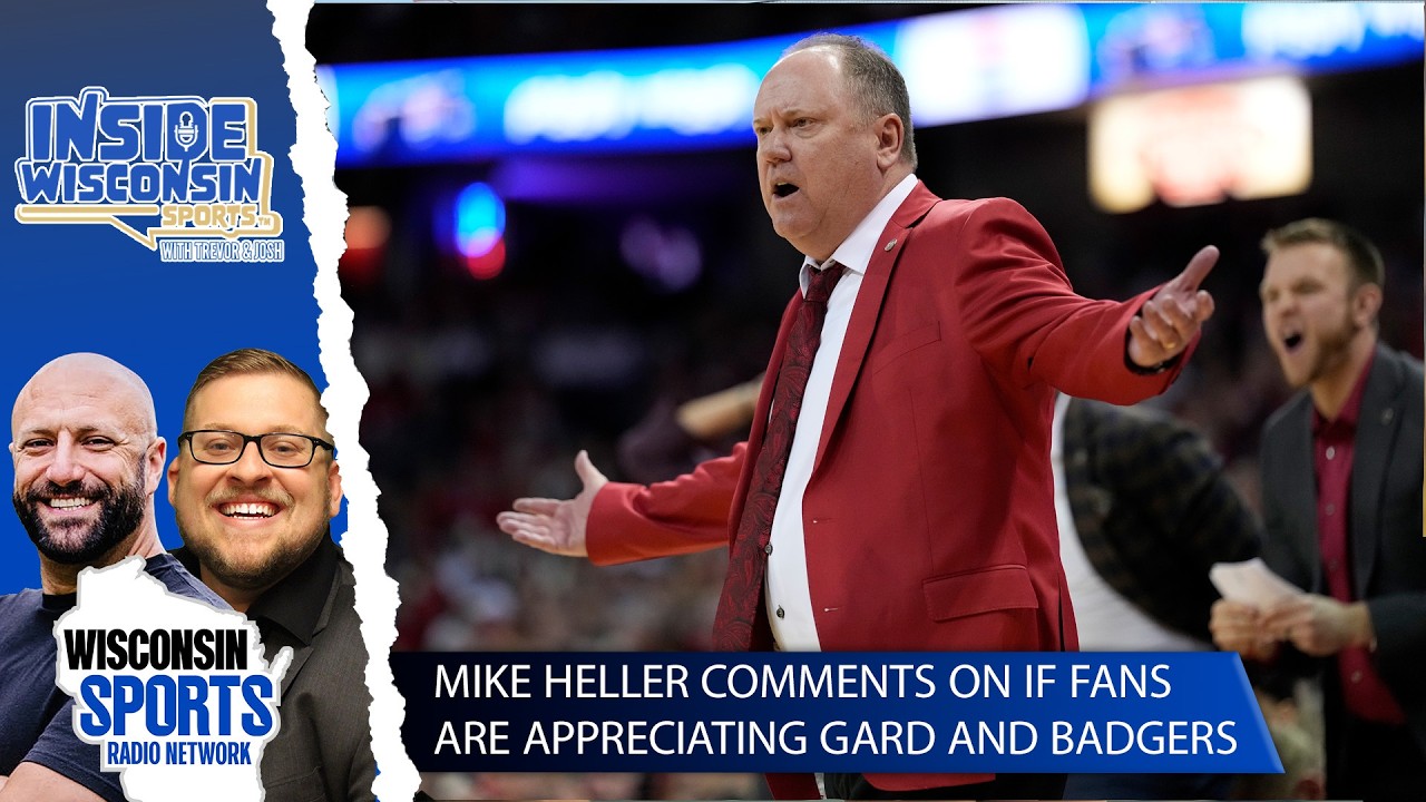 Mike Heller talks fan appreciation of Greg Gard & Badgers on Inside Wisconsin Sports w/Trevor & Josh