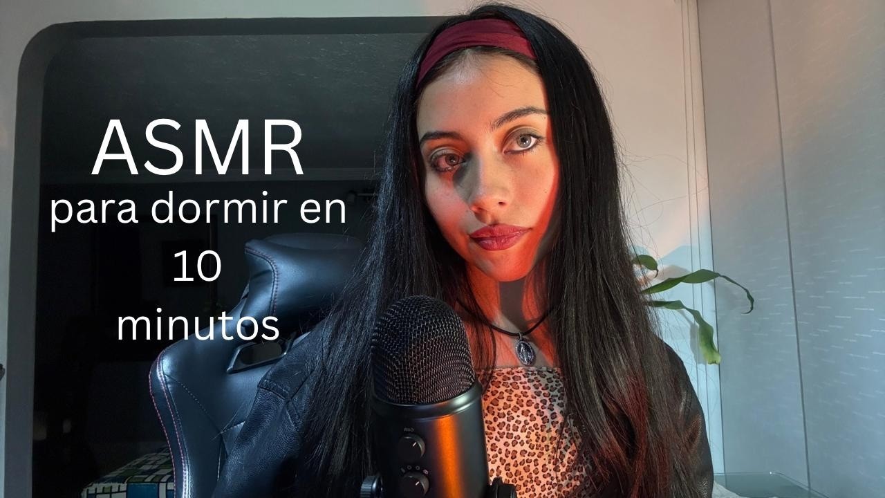 Duerme en menos de 10 minutos con este ASMR en español (susurros relajantes, tapping, EFECTO PECERA)