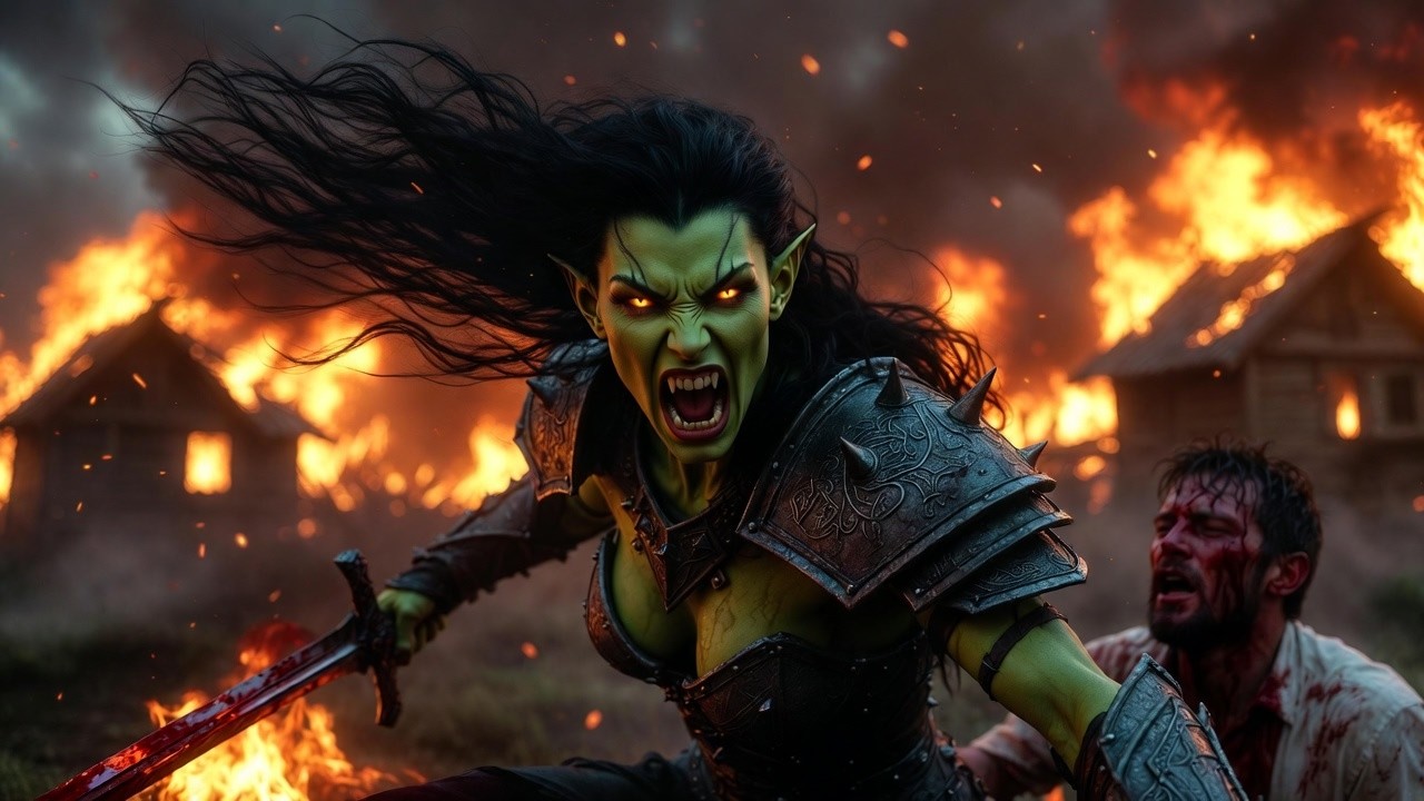 Orc Wife Belittled Her Human Husband — Suddenly He Bravely Stood Alone vs Enemy Army – HFY