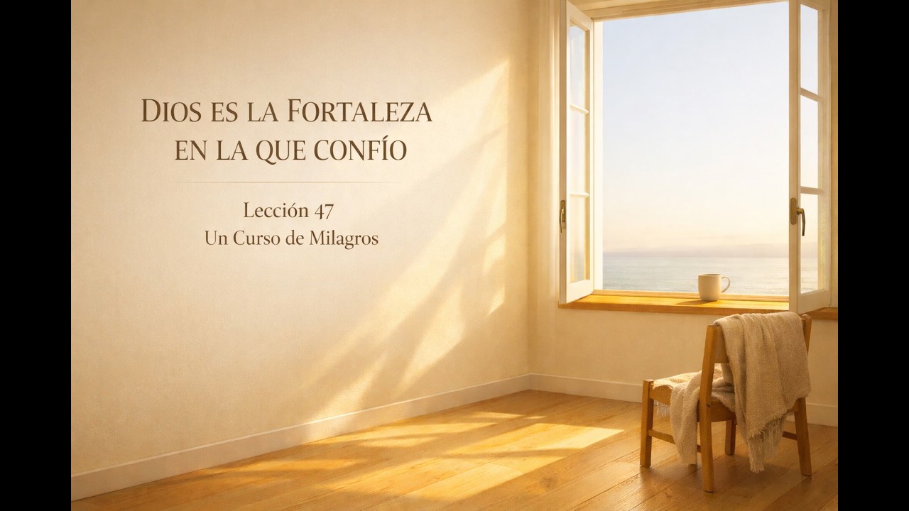 DIOS ES LA FORTALEZA EN LA QUE CONFÍO | Lección 47 | Un Curso de Milagros