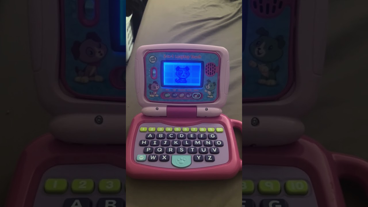 Leapfrog 2-in-1 Leaptop Touch Kids Laptop Baby Toddlers & Toy Games Learning Alphabet