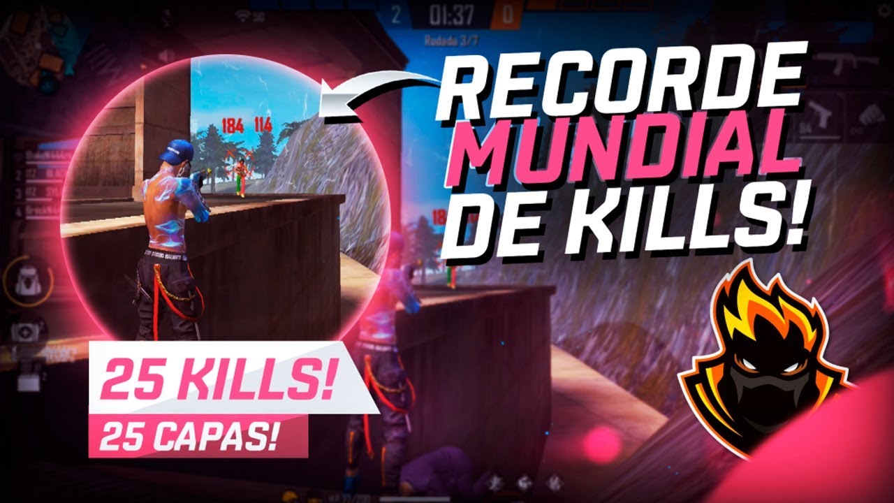 RECORDE MUNDIAL DE KILLS NO FREE FIRE! MODO CONTRA-SQUAD! BLACKN444