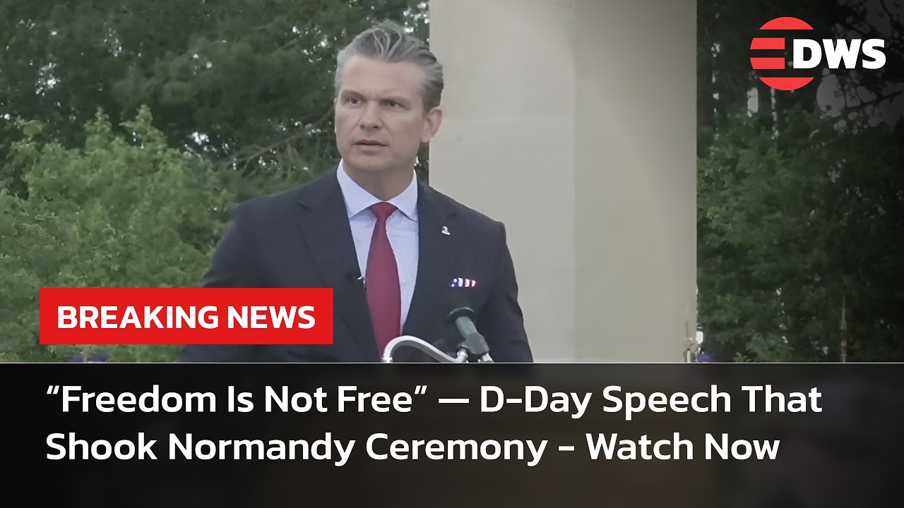 WATCH NOW: US Secretary of War Pete Hegseth Delivers Powerful D-Day Tribute Speech in Normandy |AQ14