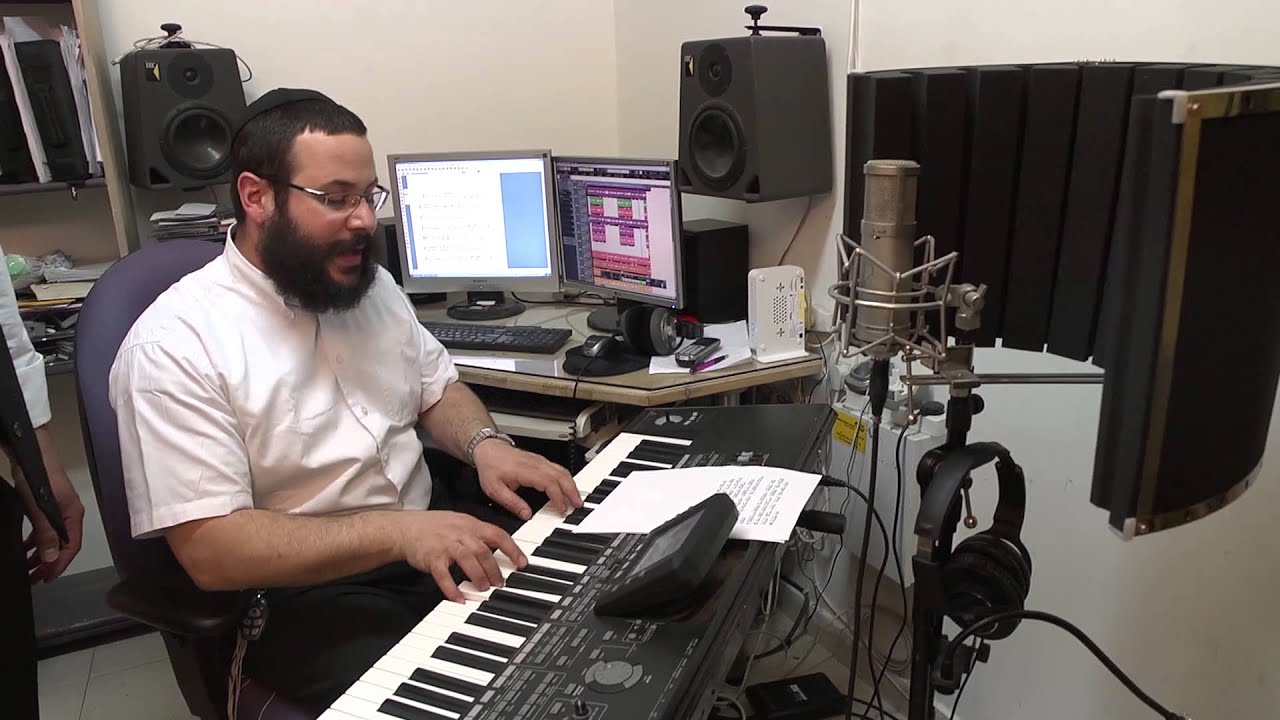 אלאור ולנר מגיע לתוכנית הראלי - איך מכינים שיר לפרק של הרבי - סרטים לילדים דתיים