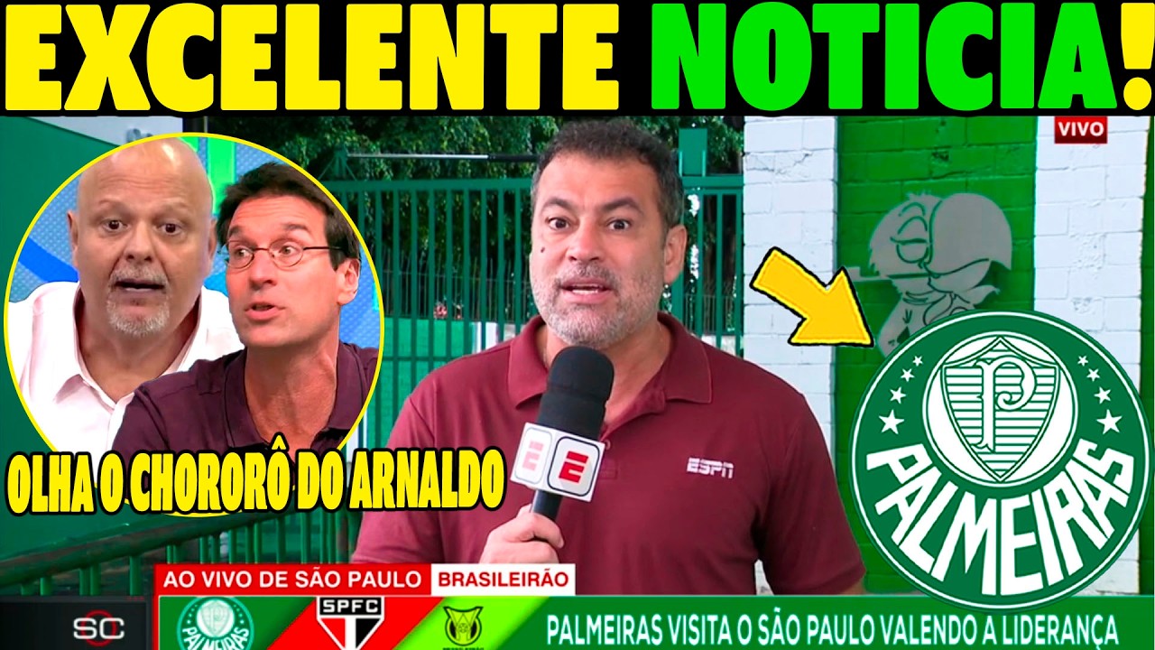 QUINTA DE EXCELENTE NOTICIA DO PALMEIRAS!! ''ESSE ARNALDO É UM CHORÃO!!'' MASSINI DEU NO MEIO...''