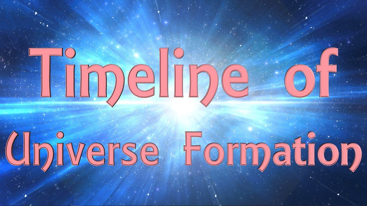 Timeline of Universe Formation