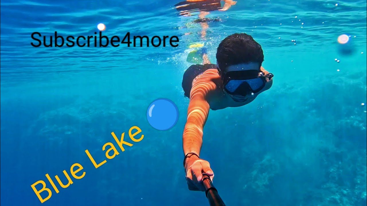 Diving underwater blue Lake #band-e amir#afghanistannews. بند امیر بامیان