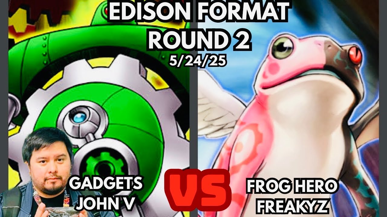 Yugioh Edison Format Round 2: Machina Gadgets Vs Hero Frog!