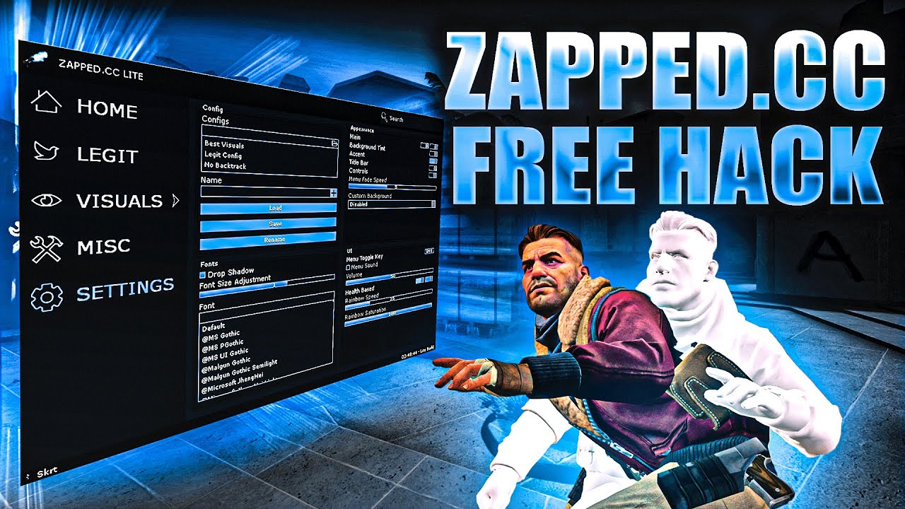 FREE CS:GO CHEAT | ZAPPED.CC FREE HACK | LEGIT AA + TRIGGERBOT + ESP