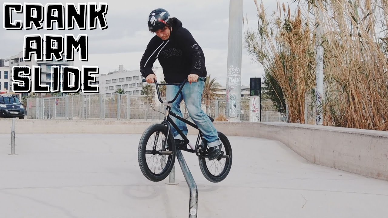Cómo hacer CRANK ARM SLIDE en BMX | CURSO BMX Pro CAP1