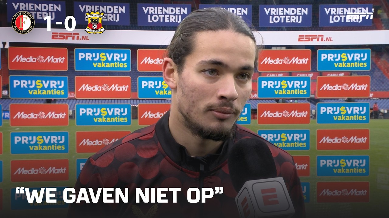 Anis Hadj Moussa OPGELUCHT na MOEIZAME OVERWINNING🧐 | Interview