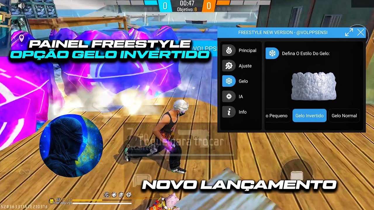 PAINEL FREESTYLE ATUALIZADO! GELO INVERTIDO E GELO PEQUENO!🧊💀