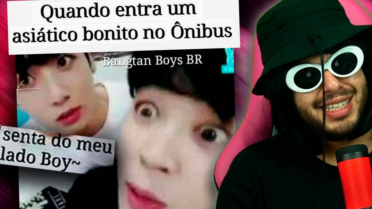 LUCAS HYPE REAGINDO A KPOPPERS NA INTERNET