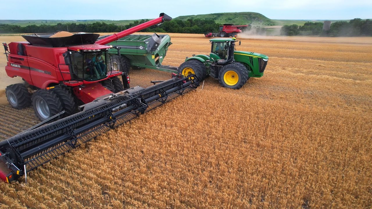 Wheat Harvest Aerials - LaRosh Farms 2022