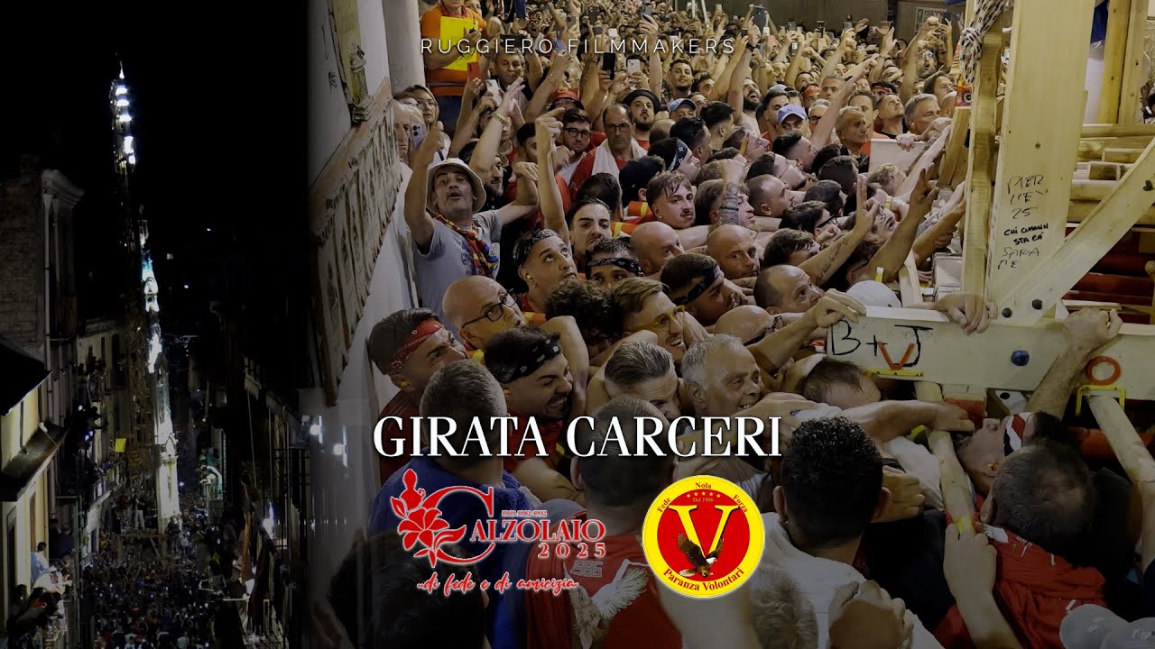 GIRATA CARCERI -  CALZOLAIO 2025 FAM. CUTOLO - PARANZA VOLONTARI 1986 💛 🦅 ❤️