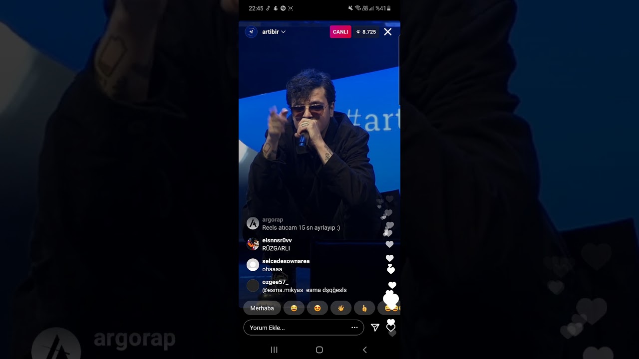No.1 Instagram Canlı Yayın Konseri | Sözleri Unuttu | Gözlüğünü Kırdı | Albümden Parça