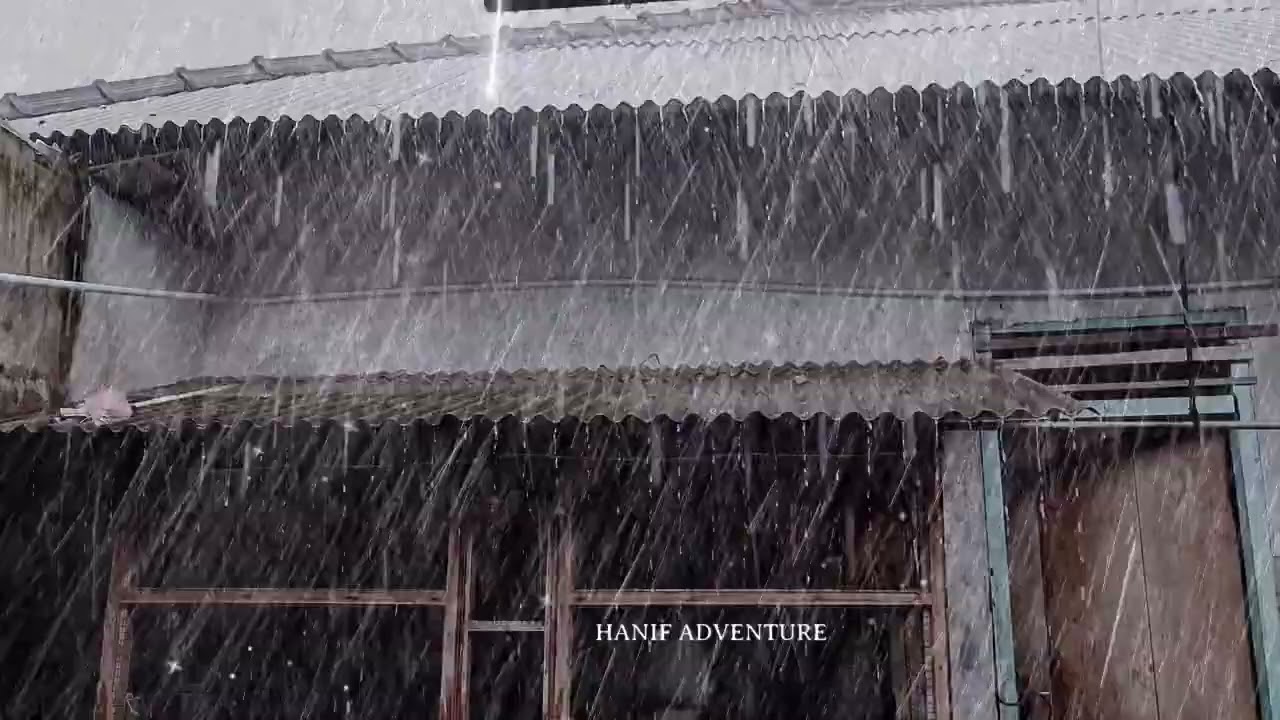 Heavy Rainstorm on Roof 🌧️ Relaxing Rain Sounds for Sleep & Insomnia