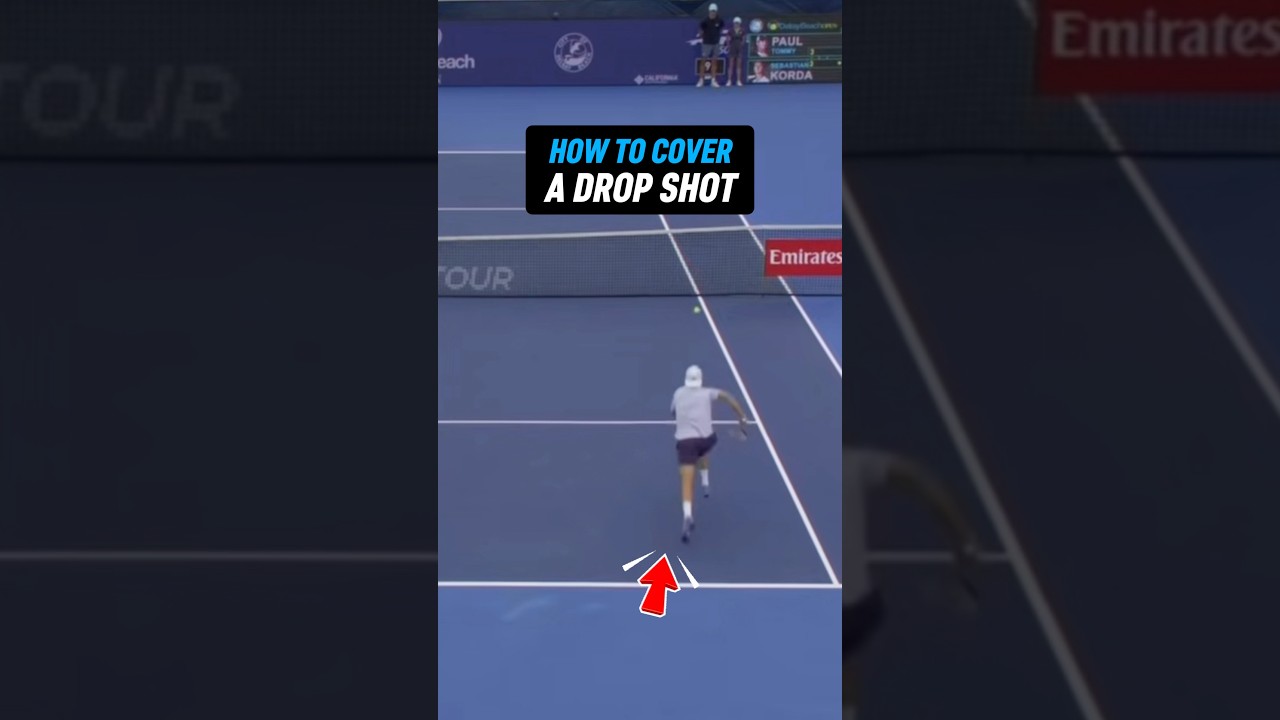 How To Cover A Drop Shot #shorts