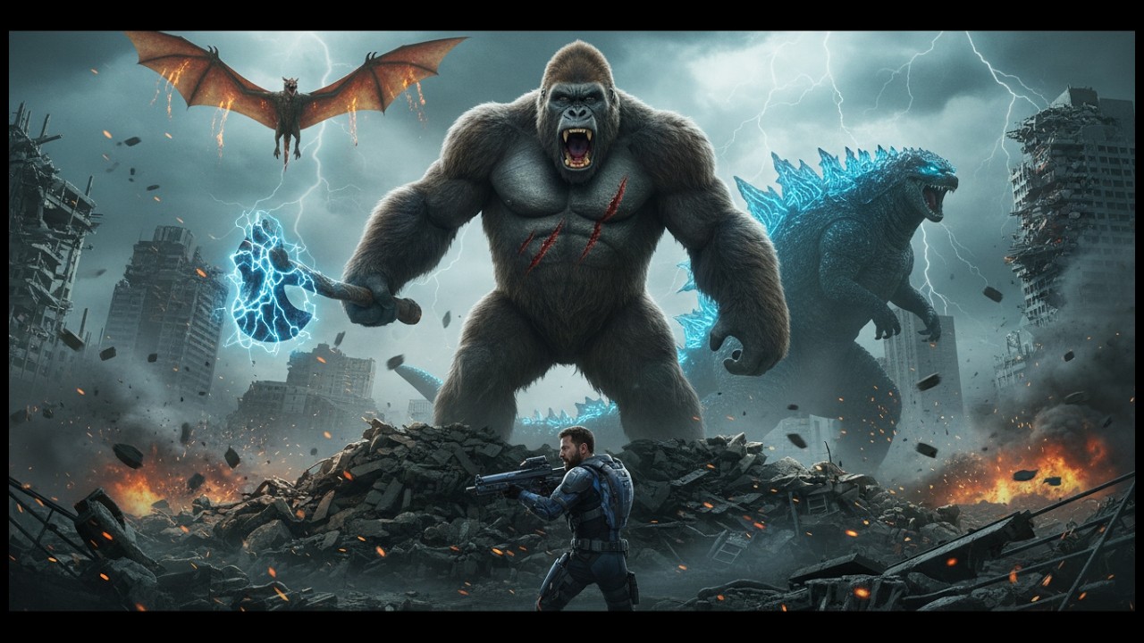 King Kong vs. Godzilla | The Return of Rodan | Epic Cinematic Battle
