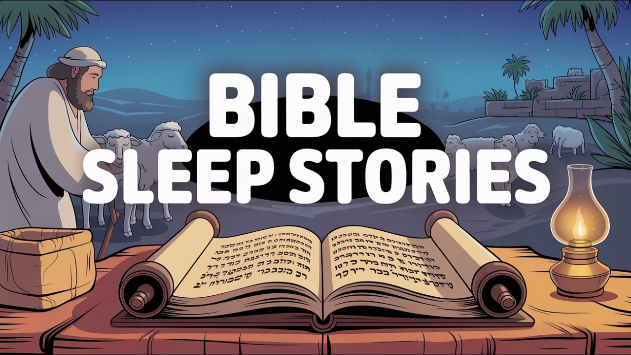 Calm Bible Stories For Sleep And Relaxation | Black Screen With Rain Sounds For Relaxation