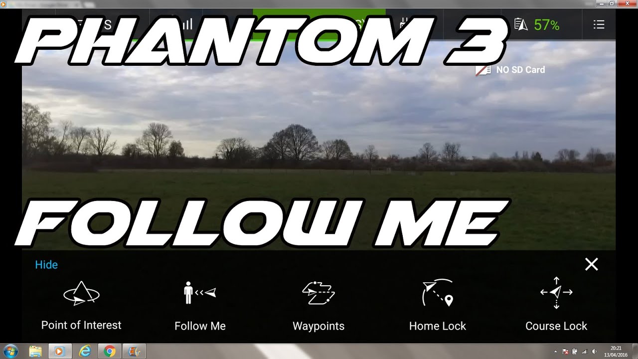 DJI Phantom 3 Standard Follow Me