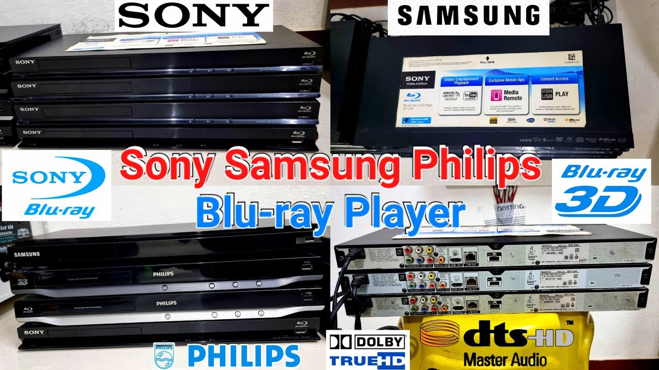 Sony, Samsung, Philips 3D BLU-RAY PLAYER
