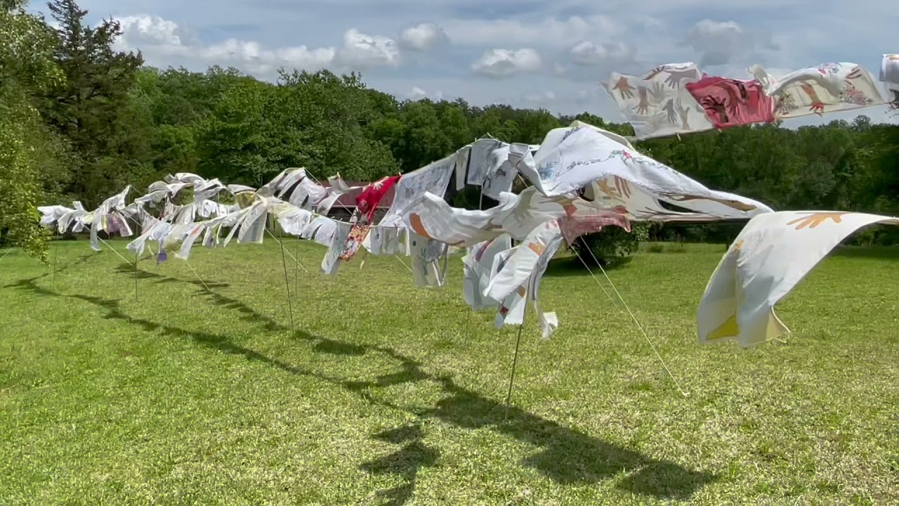 The Clothesline Installation by Susan Lenz