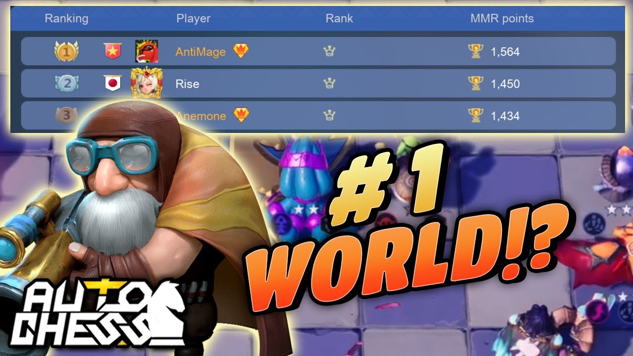 TOP Ranked Player in the World in Community Tournament! | Auto Chess Mobile | Zath Auto Chess 190