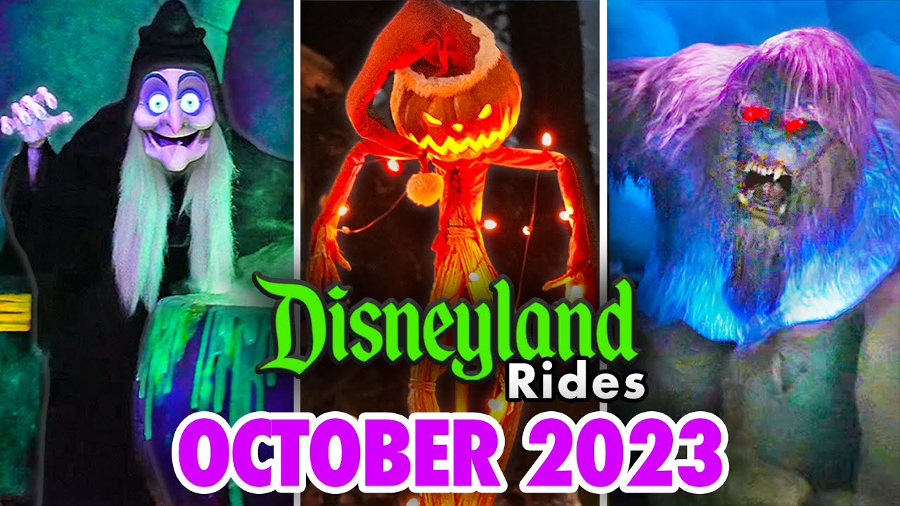 Disneyland Rides - October 2023 POVs [4K 60FPS]