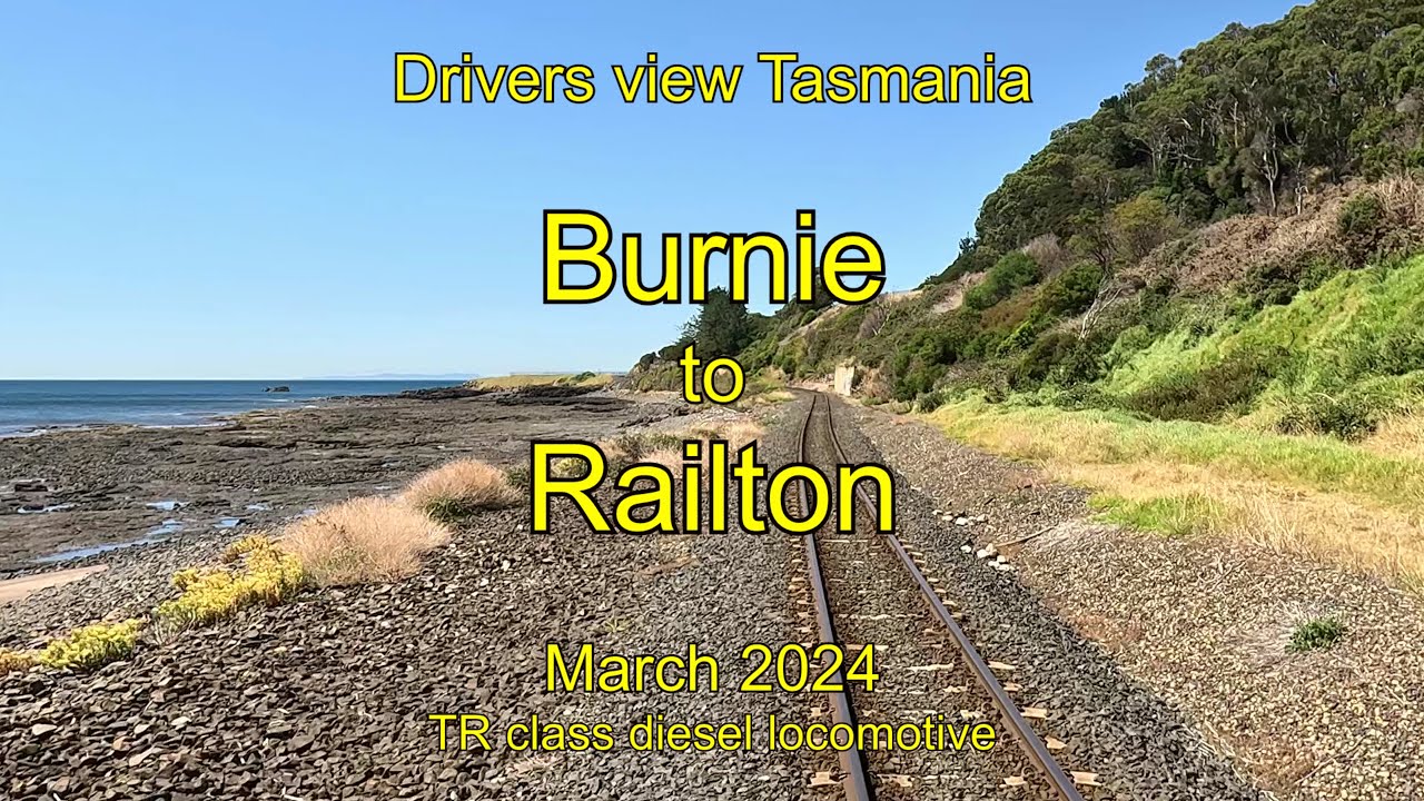 Drivers view Tasmania, Burnie to Railton, Mar 2024