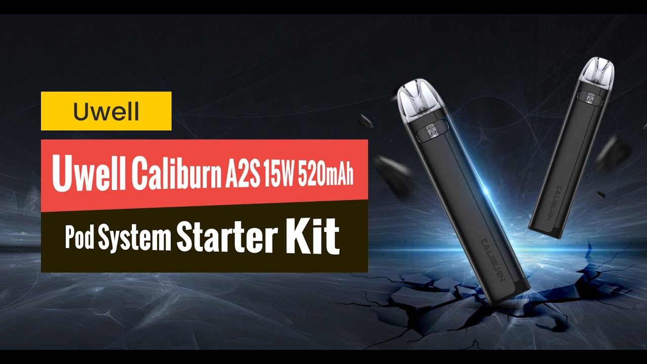 Uwell Caliburn A2S 15W 520mAh Pod System Starter Kit at FastTech.com
