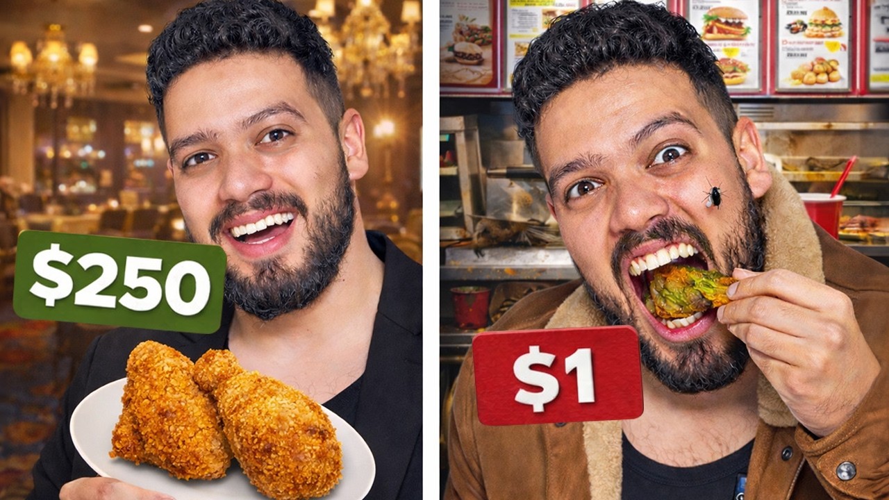 تجربة الأكل الرخيص ضد الغالي في الشارع!