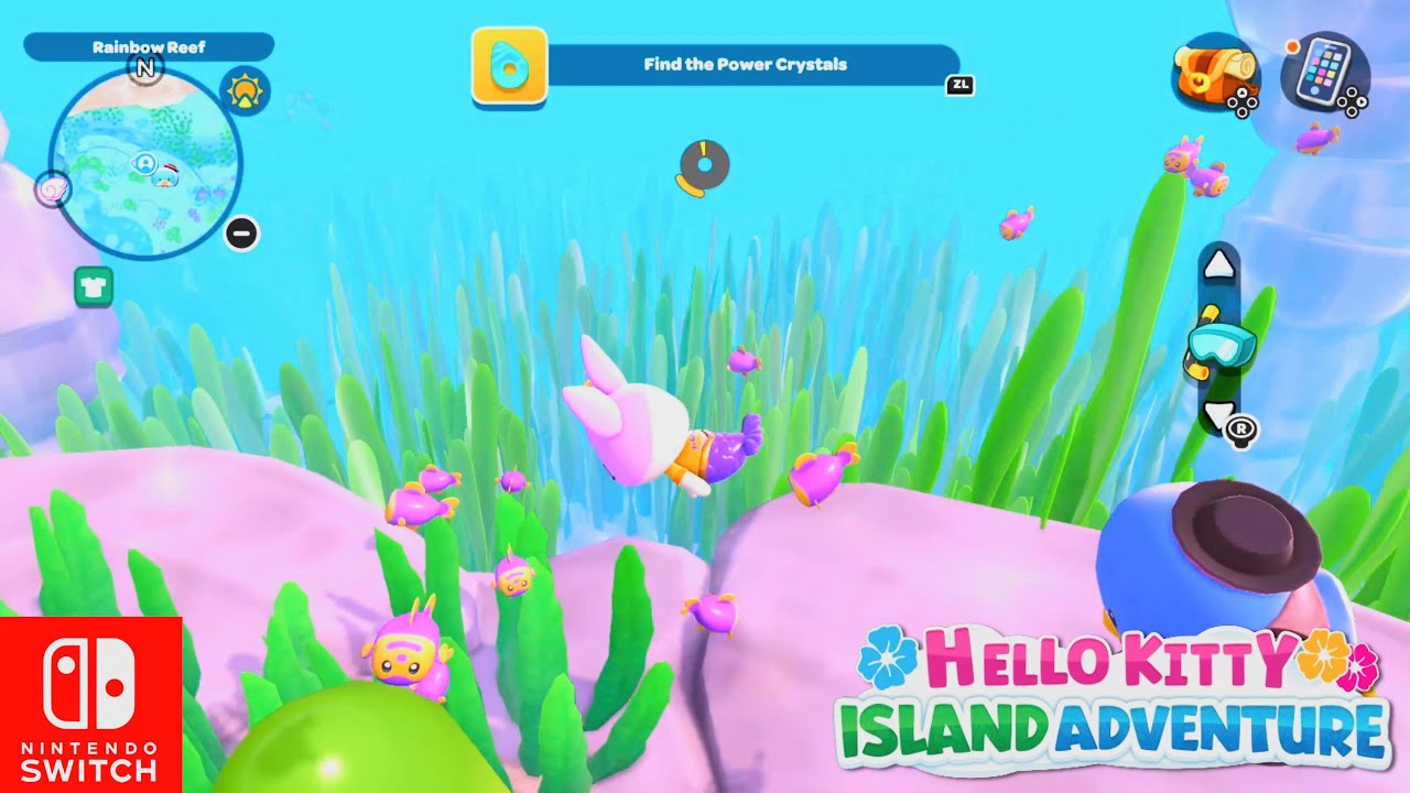 Hello Kitty Island Adventure SWITCH: Became Mermaid! Restore Mermaidifier & Find Power Crystal