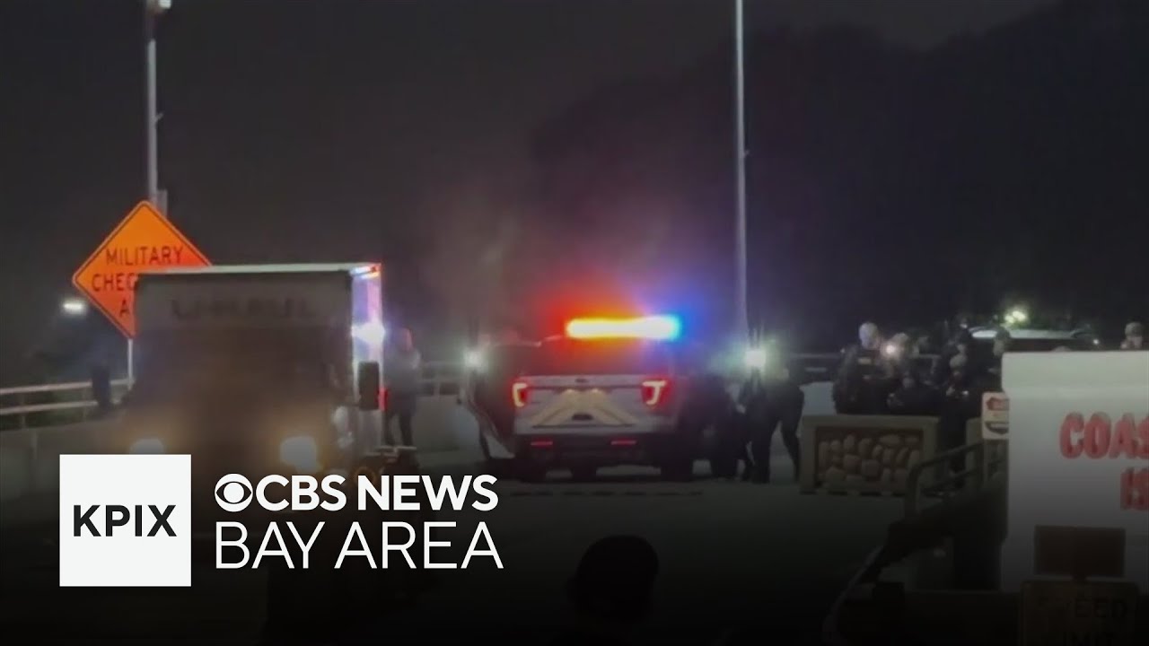 Police shoot at truck at Coast Guard Base Alameda during protests against immigration enforcement