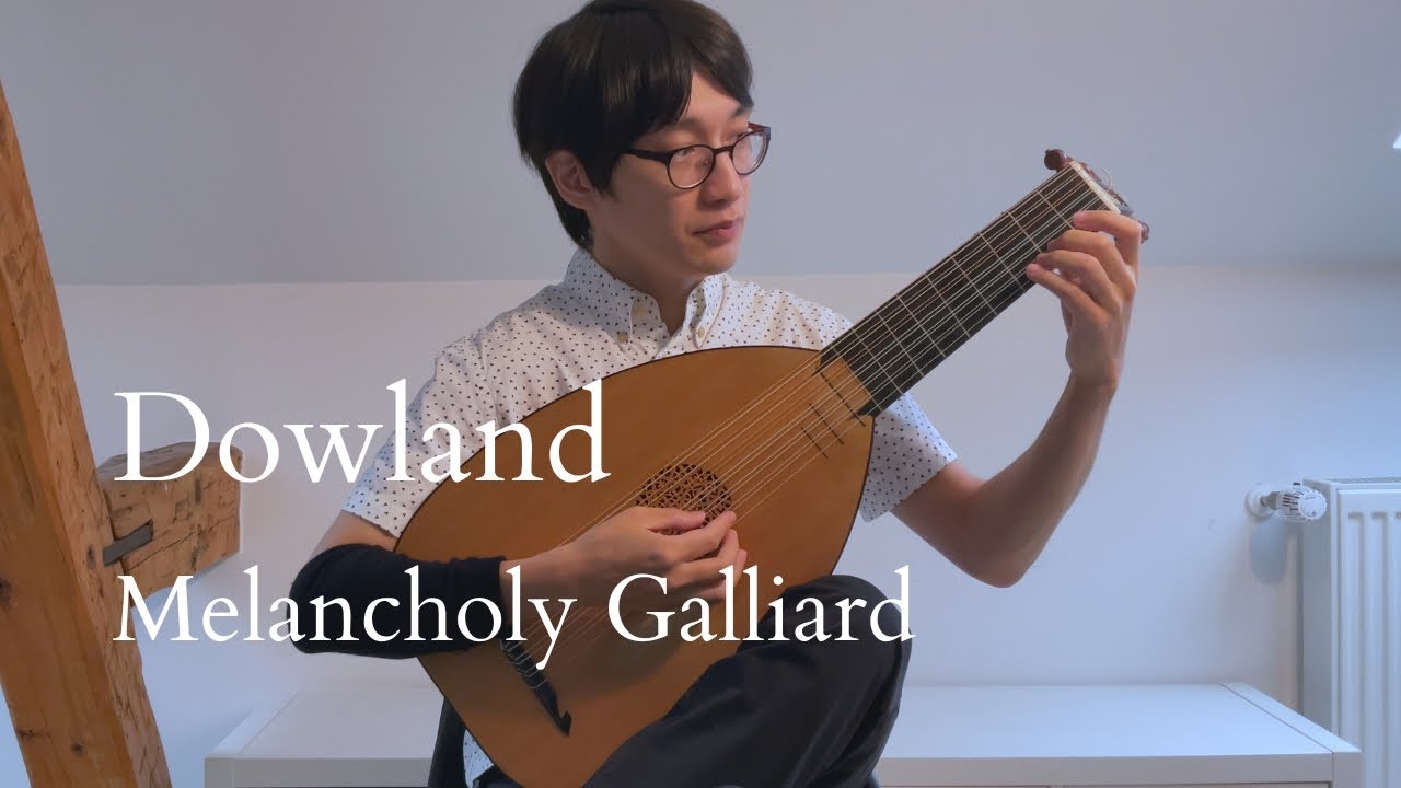 John Dowland, Melancholy Galliard, Mikiya Kaisho, renaissance lute　#リュート