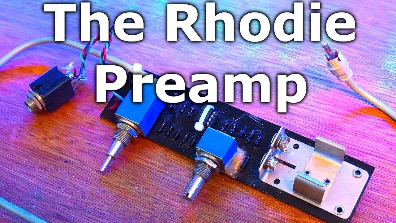 The Rhodie Preamp for Fender Rhodes - Paint It Black!