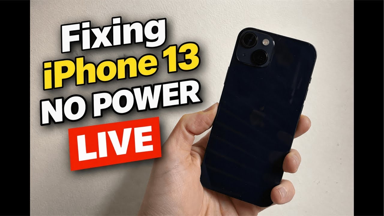 Linear Wireless is live Fixing iPhone 13 NO POWER