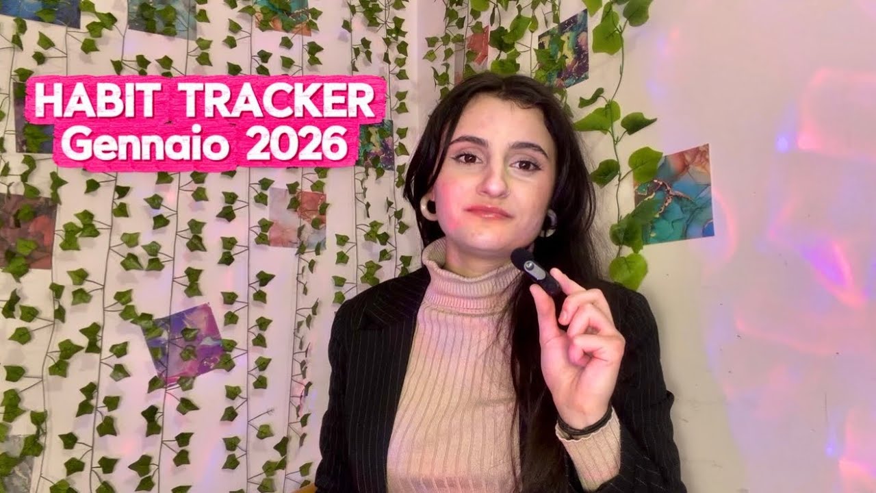 HABIT TRACKER GENNAIO 2026: tieni traccia delle tue abitudini per creare la vita dei tuoi sogni✨