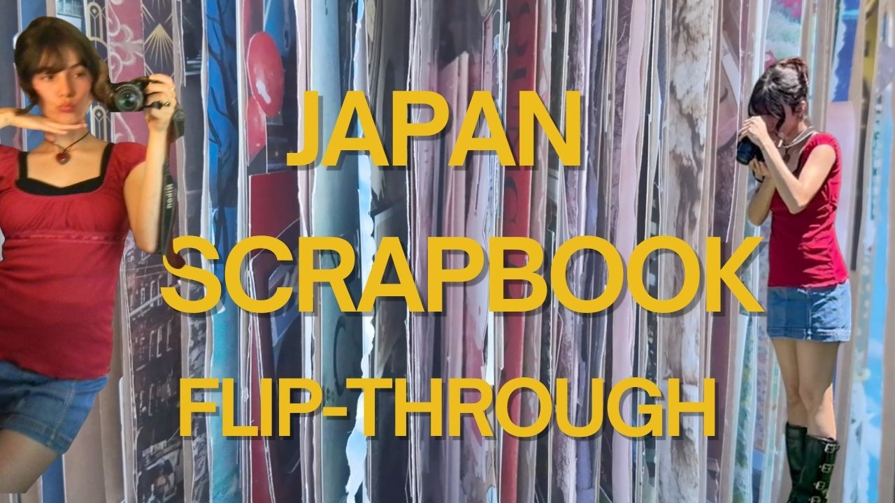 I Scrapbooked My Entire Japan Trip! | Scrapbook/Collage Flipthrough